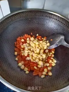 Make Corn radish hamdam step 3