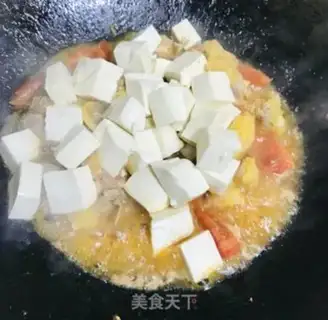 Make Tomato tofu chicken step 6