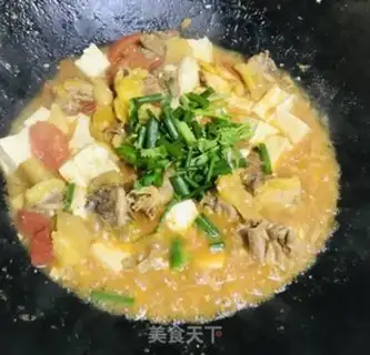Make Tomato tofu chicken step 7