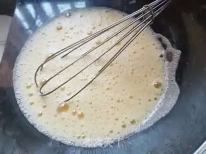 Make Hong Kong butter and eggs step 6