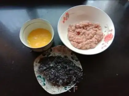 Make ♪ Purple meatball soup ♪ step 0