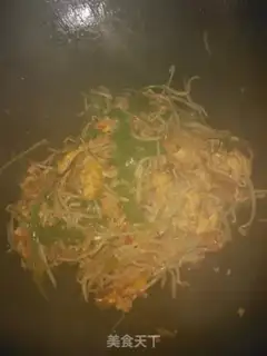 Make Soybean fried eggs step 6