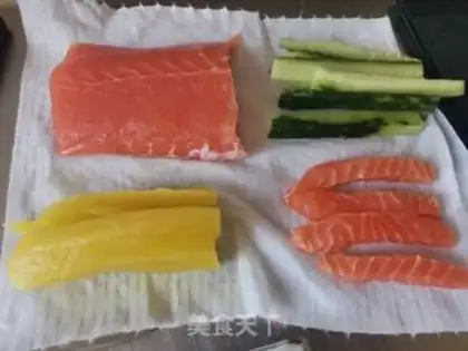 Make Samurai sushi step 1