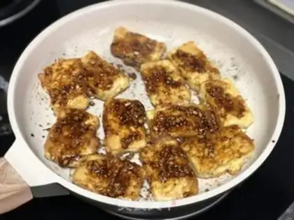 Make Spicy tofu step 6