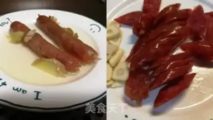 Make Mustard sausage step 2