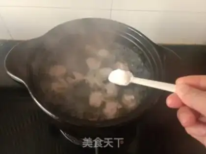 Make ♪ Purple meatball soup ♪ step 10