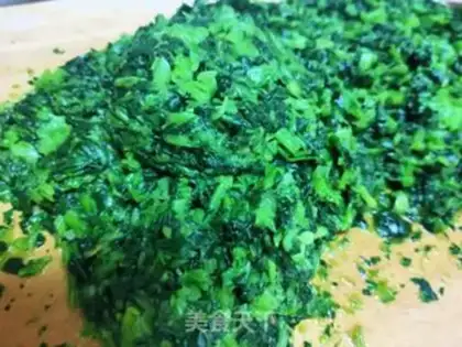 Make Spinach egg dumplings step 4