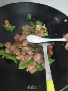Make Bacon fried hot dogs step 6