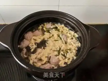 Make ♪ Purple meatball soup ♪ step 11