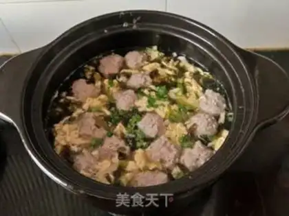 Make ♪ Purple meatball soup ♪ step 12