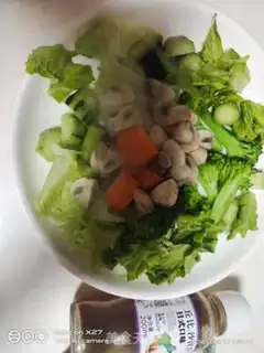 Make Fungus, blue chicken ham salad step 4
