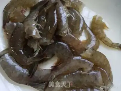 Make Shrimp melons step 1