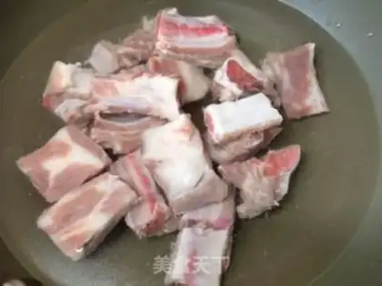 Make Rice peppers burn ribs step 1
