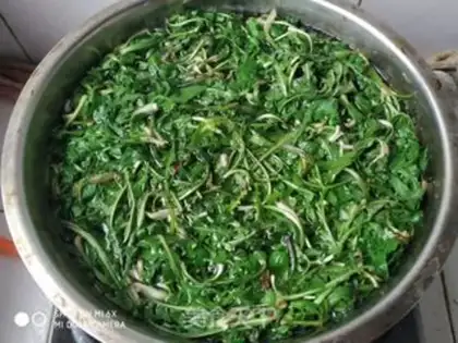 Make The veggie dumplings step 3