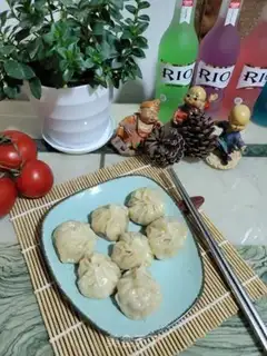 Make Fresh meat corn buns step 8