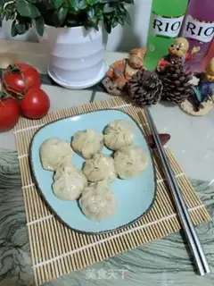 Make Fresh meat corn buns step 9