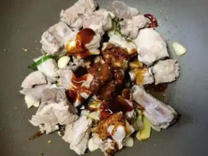 Make Rice peppers burn ribs step 7