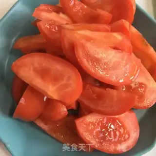 Make Tomato egg noodles step 4