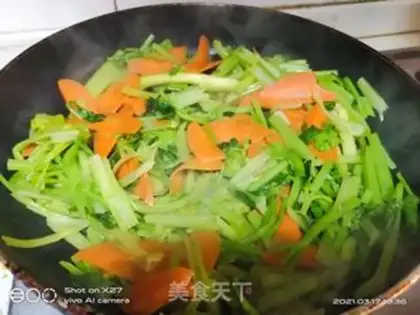 Make Celery carrot and beef step 3