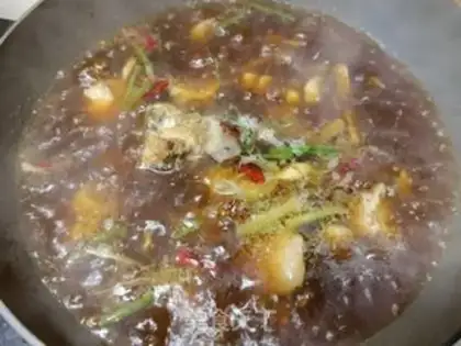 Make Rice peppers burn ribs step 10
