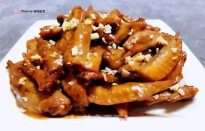 Make Garlic chicken wings step 10