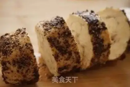 Make Black pepper chicken roll step 7