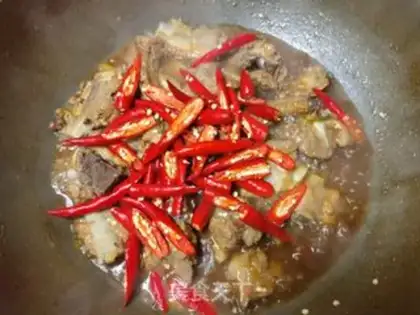 Make Rice peppers burn ribs step 14