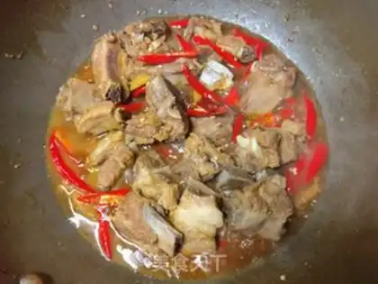 Make Rice peppers burn ribs step 15
