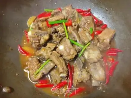 Make Rice peppers burn ribs step 17