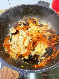 Make Fish and gold mushrooms step 5