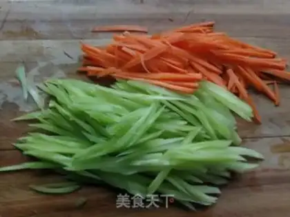 Make Carrot beef step 1