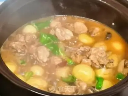 Make Yellow chicken step 11