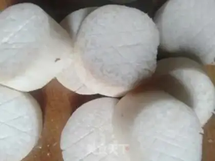 Make Puffing almond mushrooms step 2