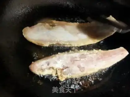 Make Red burning halibut step 1
