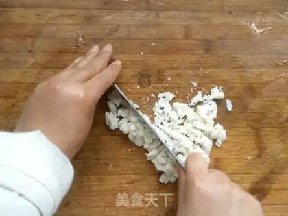 Make Cheese juice tofu box step 4