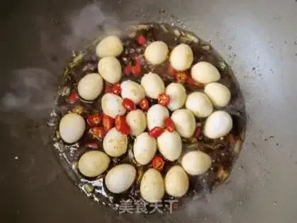 Make Soy quail eggs step 7