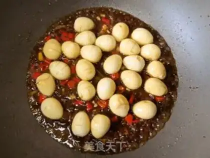 Make Soy quail eggs step 8