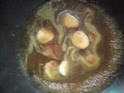 Make Puffing almond mushrooms step 8