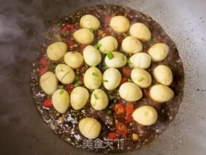 Make Soy quail eggs step 9