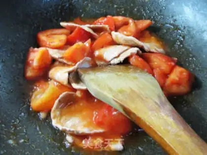 Make Tomato fried meat step 9