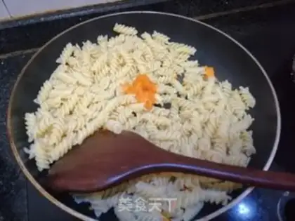 Make Salted egg sausage and curry step 5
