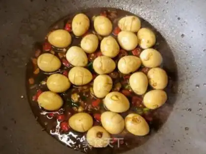 Make Soy quail eggs step 10