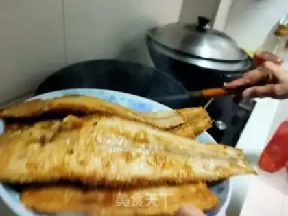 Make Red burning halibut step 5