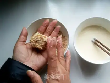 Make Cheese juice tofu box step 11