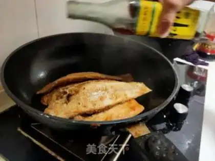 Make Red burning halibut step 7