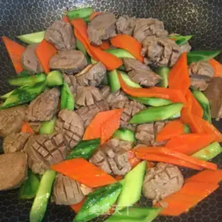 Make cucumber carrot and beefballs step 5