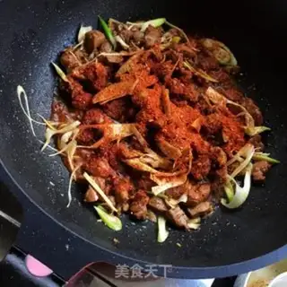 Make Spicy lamb step 5