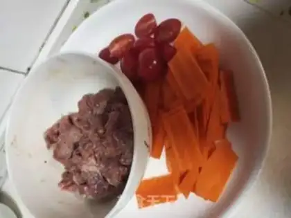 Make Carrot beef step 0