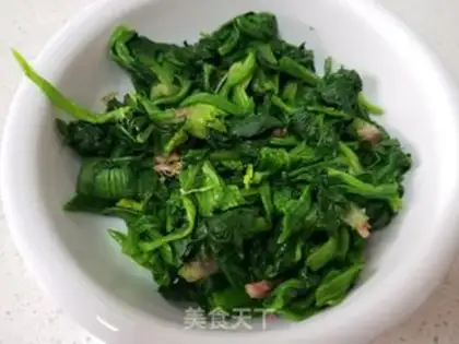 Make Scrambled spinach step 4