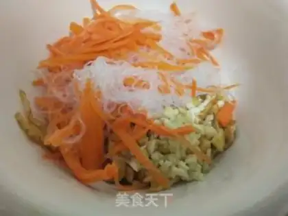 Make A cucumber carrot fan step 0